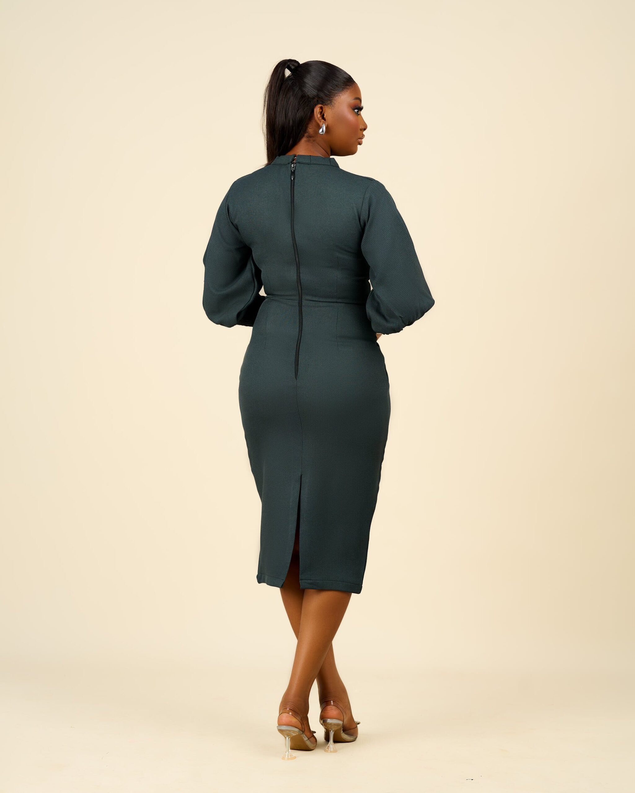 knee length dresses for ladies Buy Biz Corporates Women's Adele Corporate Midi Dress RO571LS Online main image 1