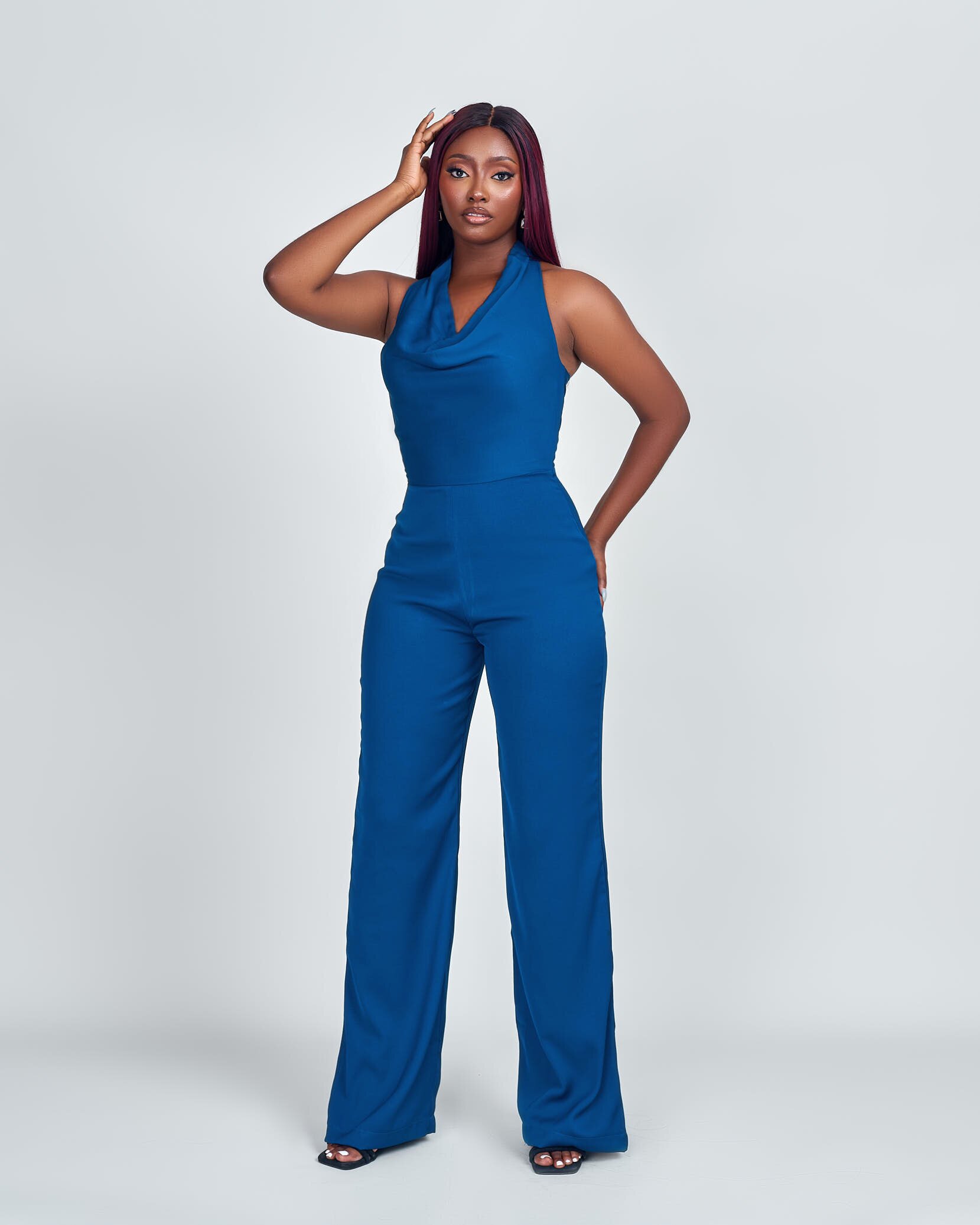 AVERY JUMPSUIT - TEAL