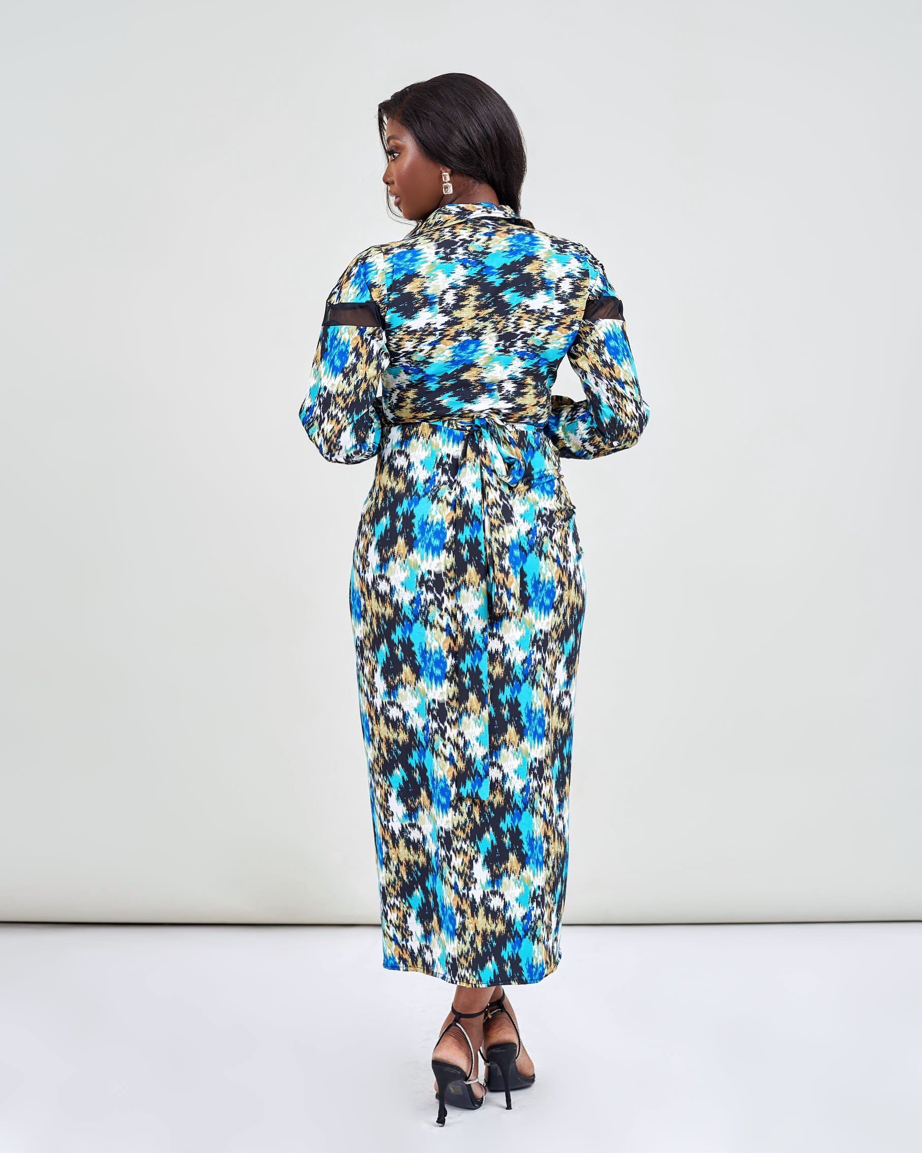 TENI WRAP DRESS